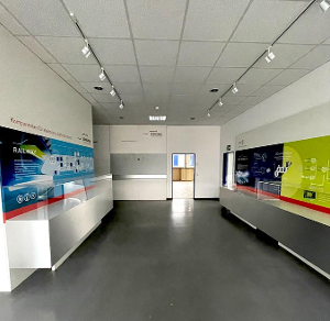 Empfangsbereich Halle 1
