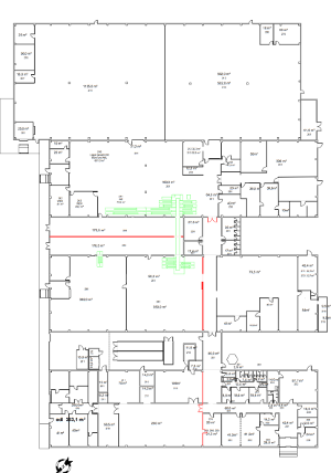 Grundriss Halle 1-4 ca. 6.900 qm