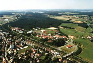 Luftbild Emskirchen Gewerbegebiet